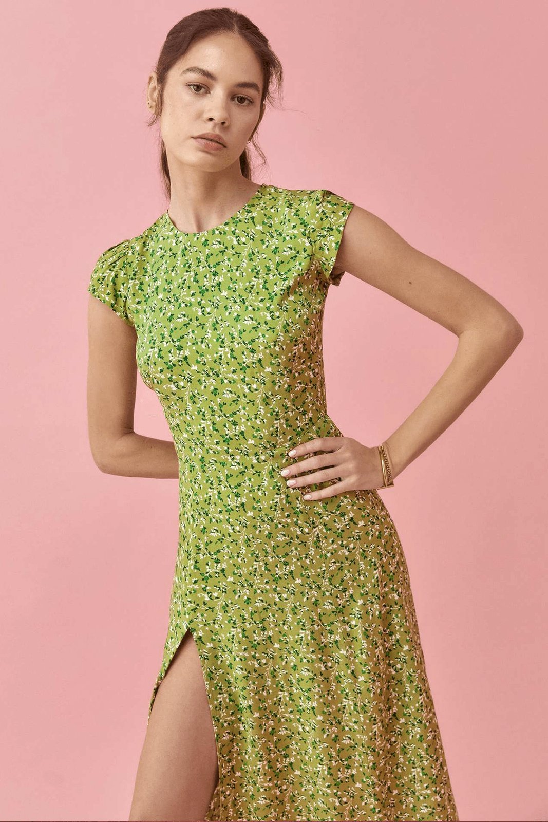 Magda - Bedrucktes Midi-Sommerkleid