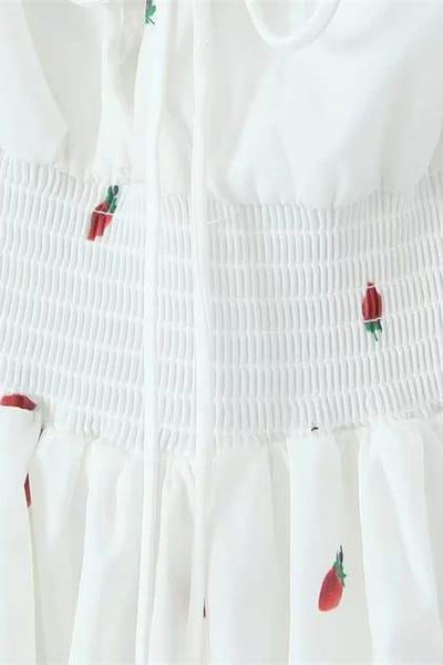 Rebecca - Mini-Print-Kleid mit Puffärmeln