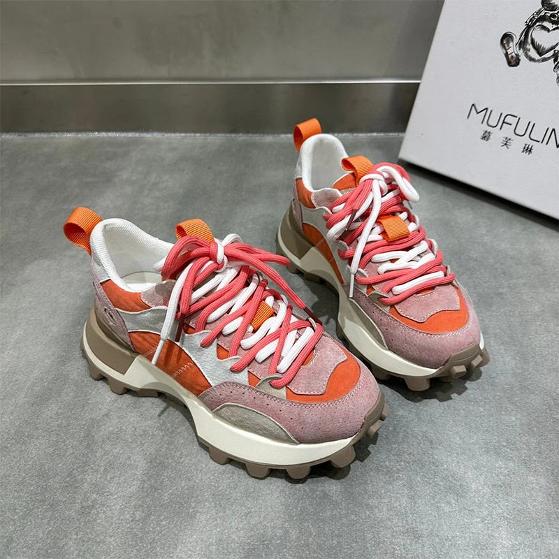 Calliope - Colorblock Freizeit-Sneakers für Frauen