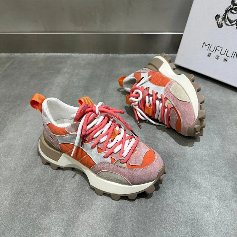 Calliope - Colorblock Freizeit-Sneakers für Frauen