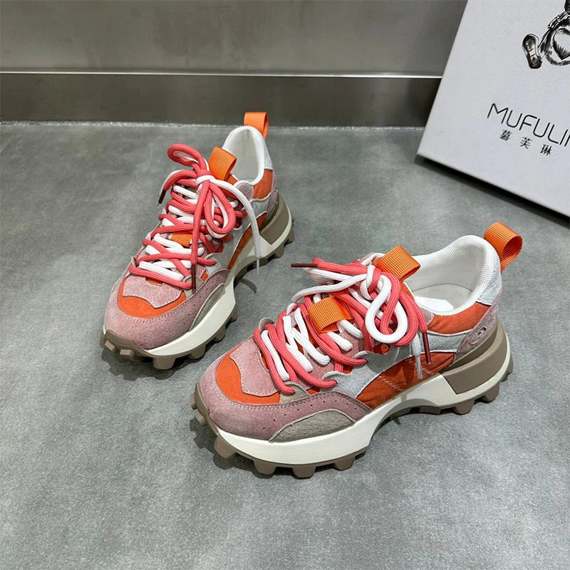Calliope - Colorblock Freizeit-Sneakers für Frauen