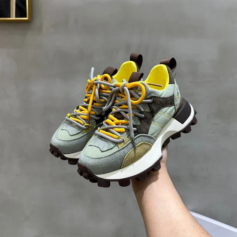 Calliope - Colorblock Freizeit-Sneakers für Frauen