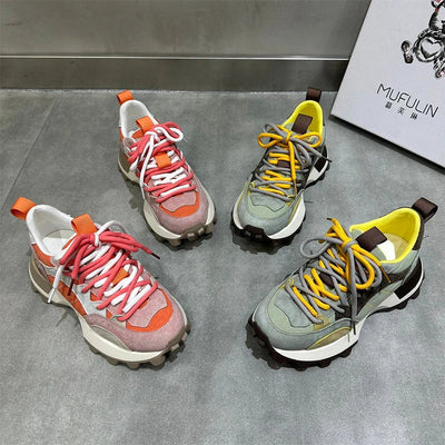 Calliope - Colorblock Freizeit-Sneakers für Frauen