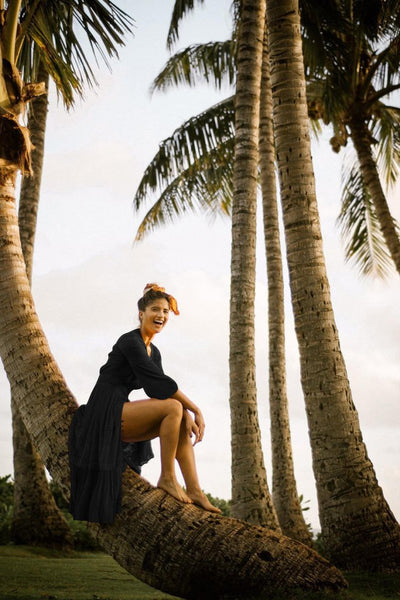 Ocean Chic - Button-up-Strandkleid aus Baumwolle