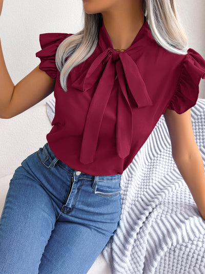 LARA - Bluse mit Schleife