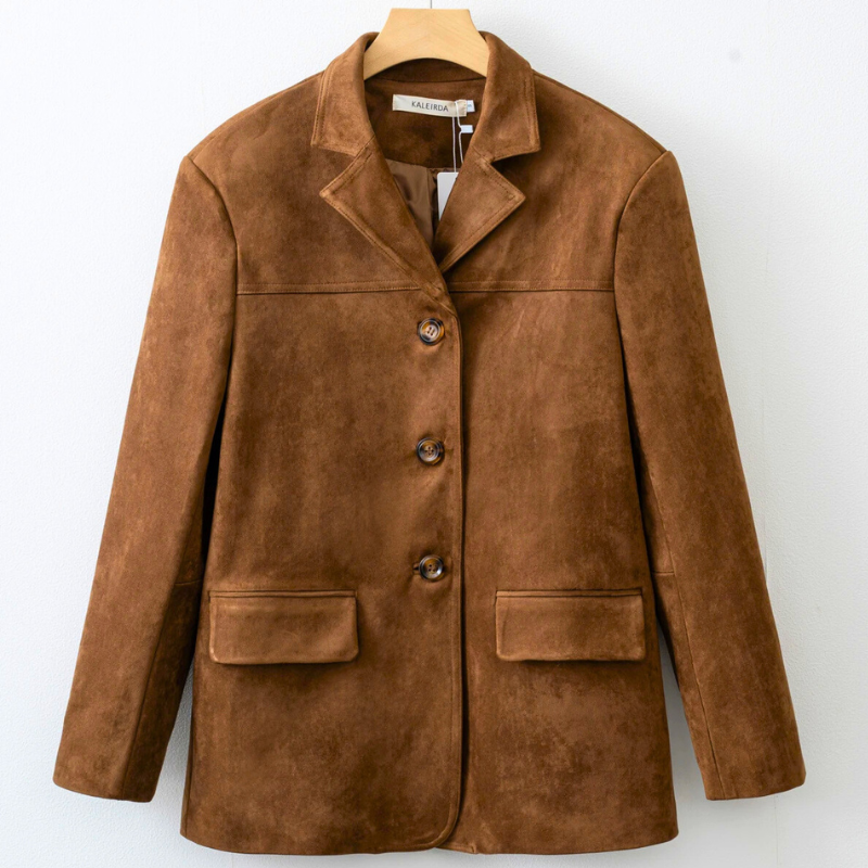 Eleganter Blazer aus Wildleder - Megan