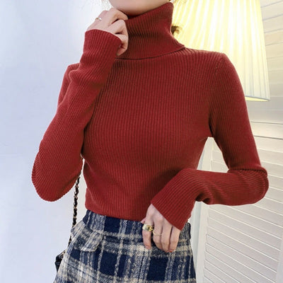 Rollkragen Pullover - Modisch und bequem