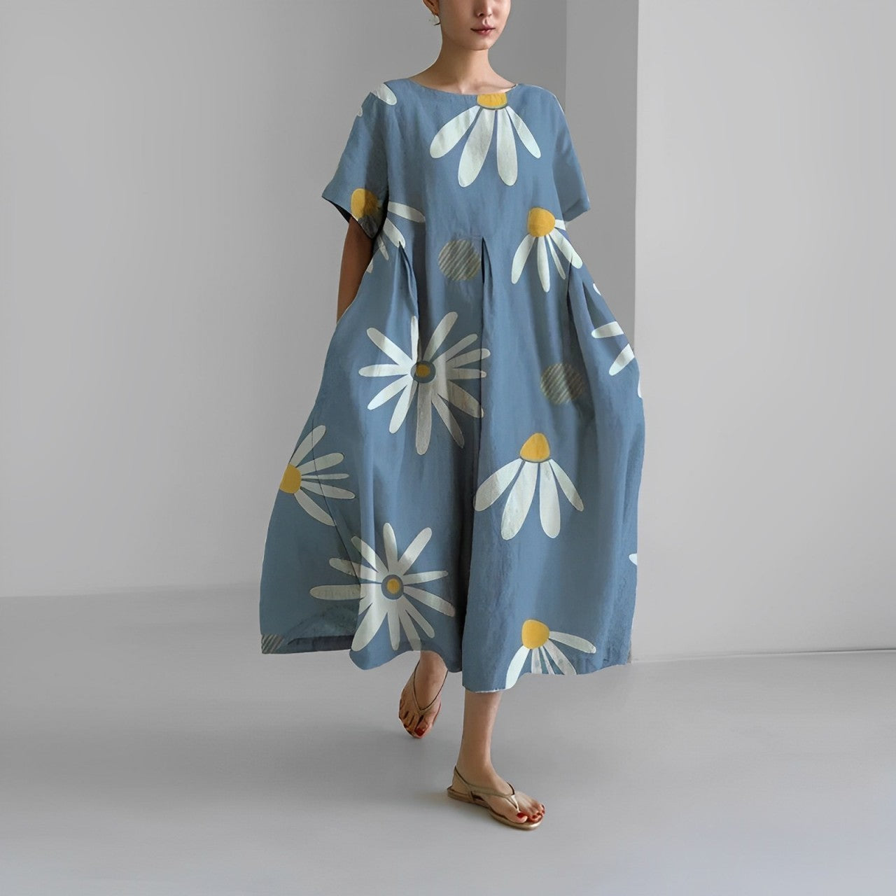 Katarina – Boho-Blumenkleid für einen stilvollen Auftritt