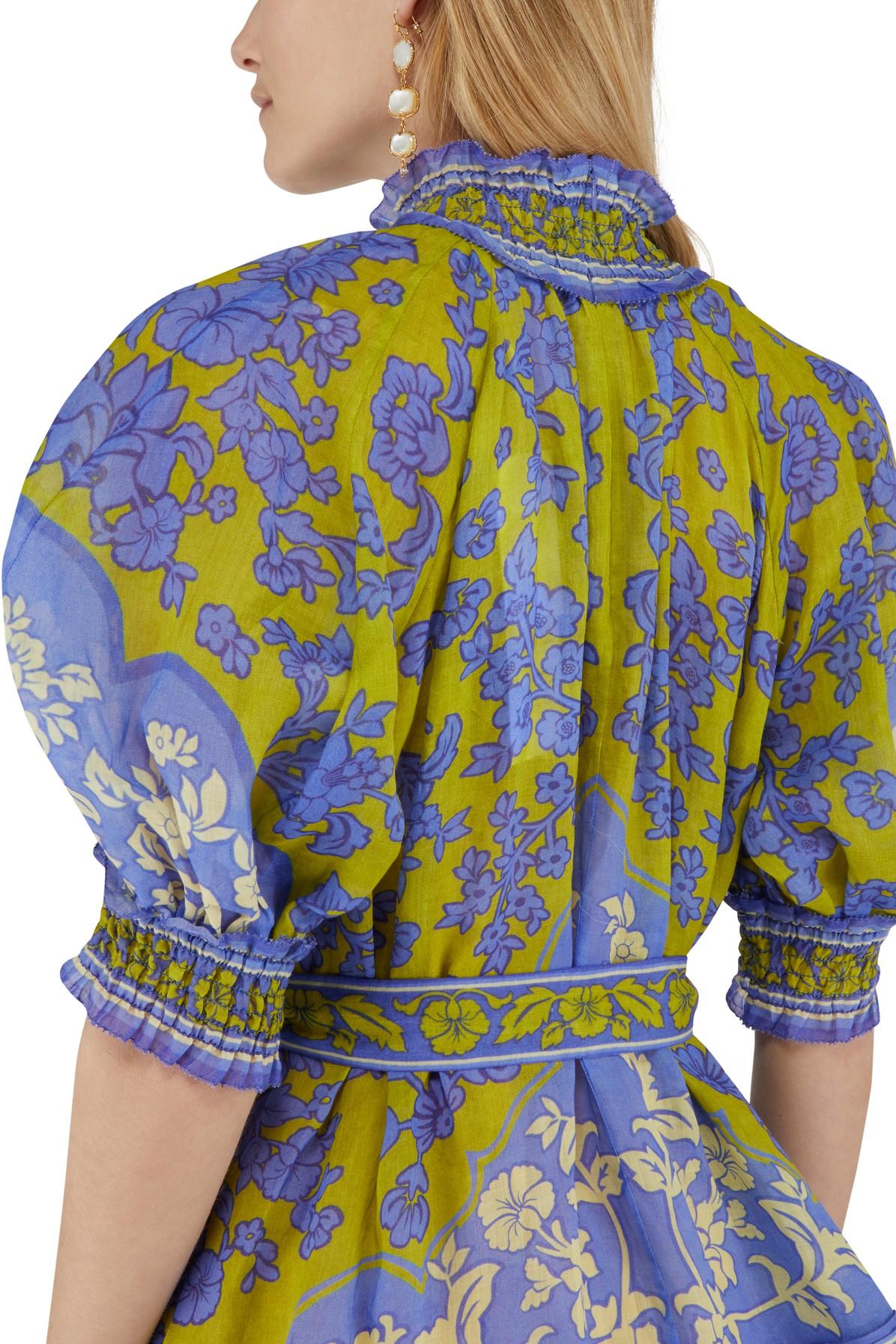 Liliana - Lila Mini-Laternenkleid