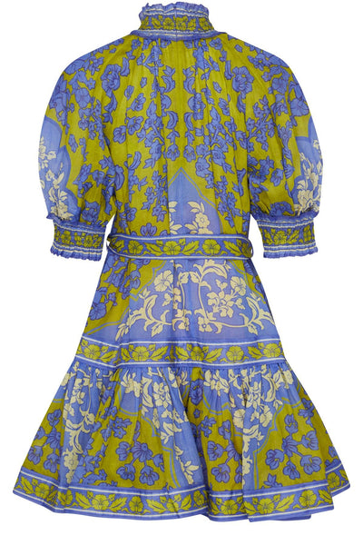 Liliana - Lila Mini-Laternenkleid