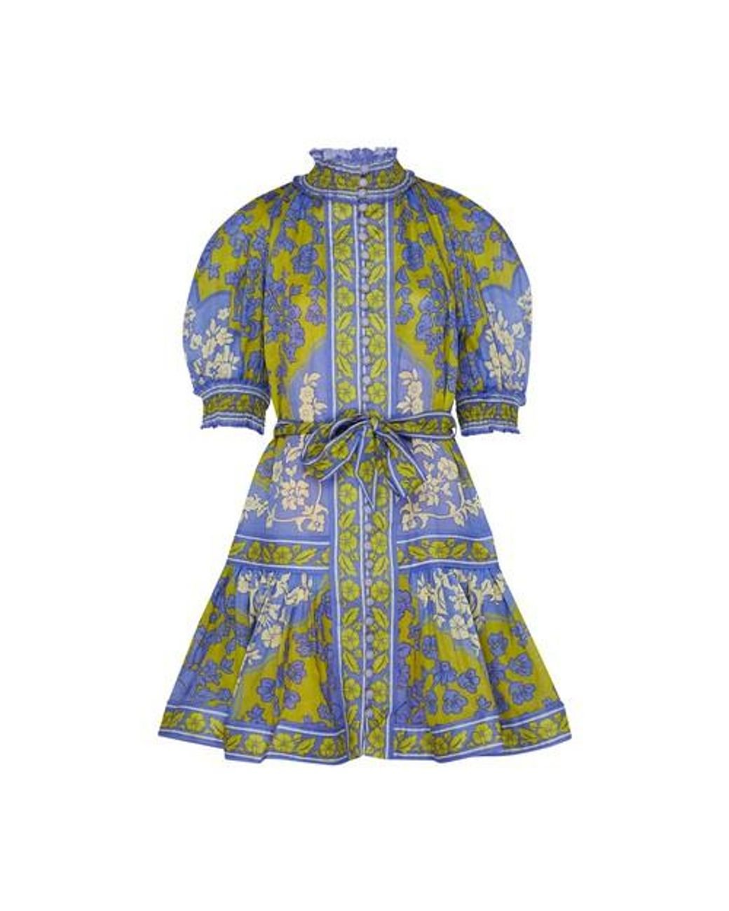 Liliana - Lila Mini-Laternenkleid